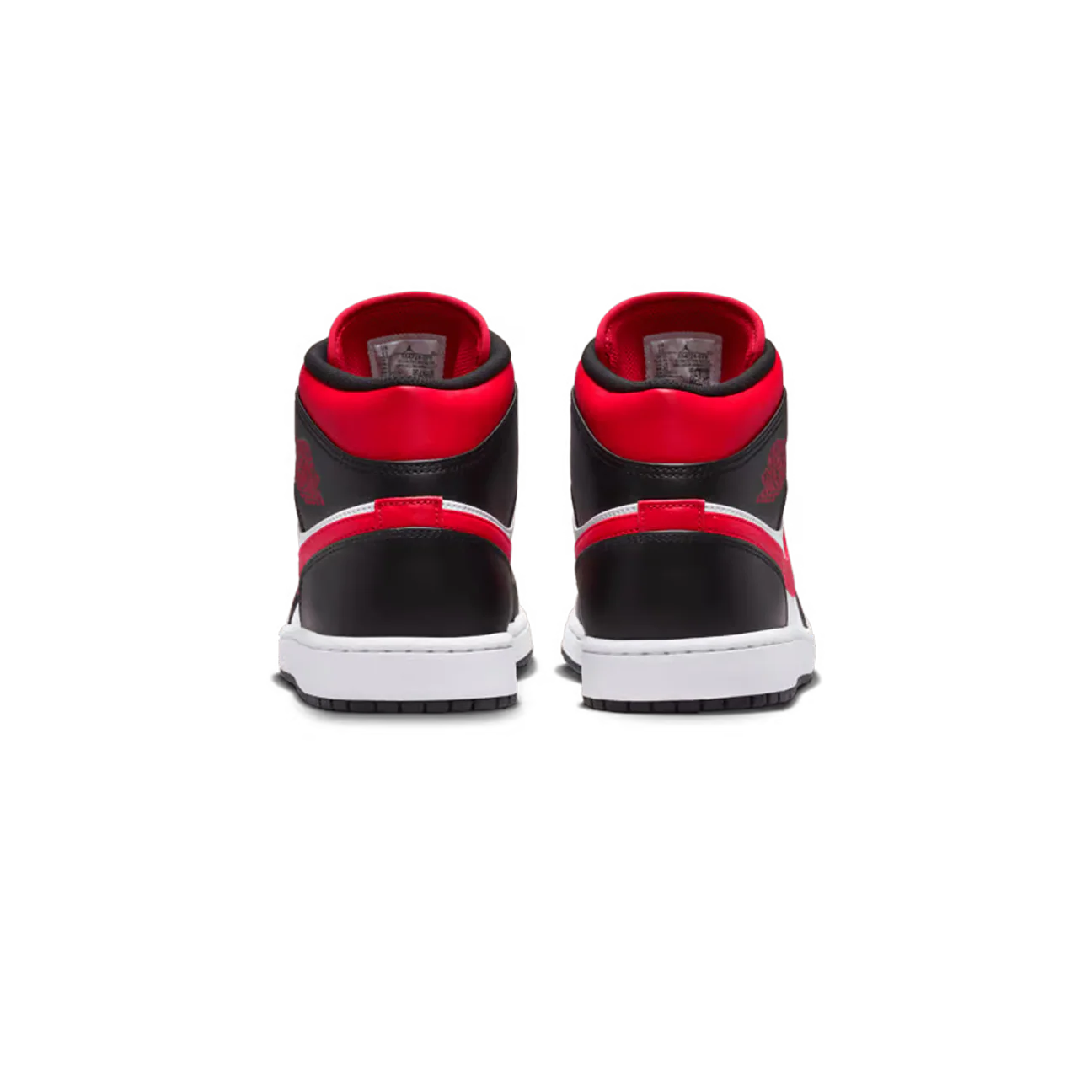 Jordan 1 Mid 'White Black Red' (2022) - Image 4