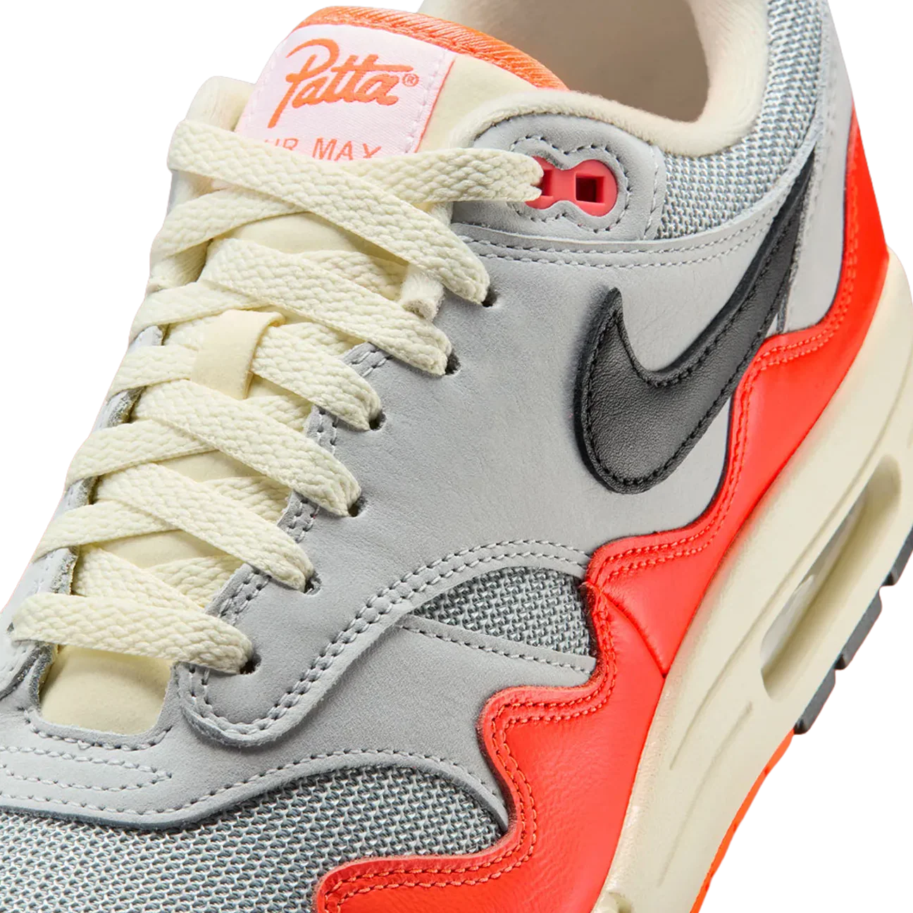 Nike Air Max 1 Patta Waves 'Hyper Crimson Pure Platinum' - Image 7