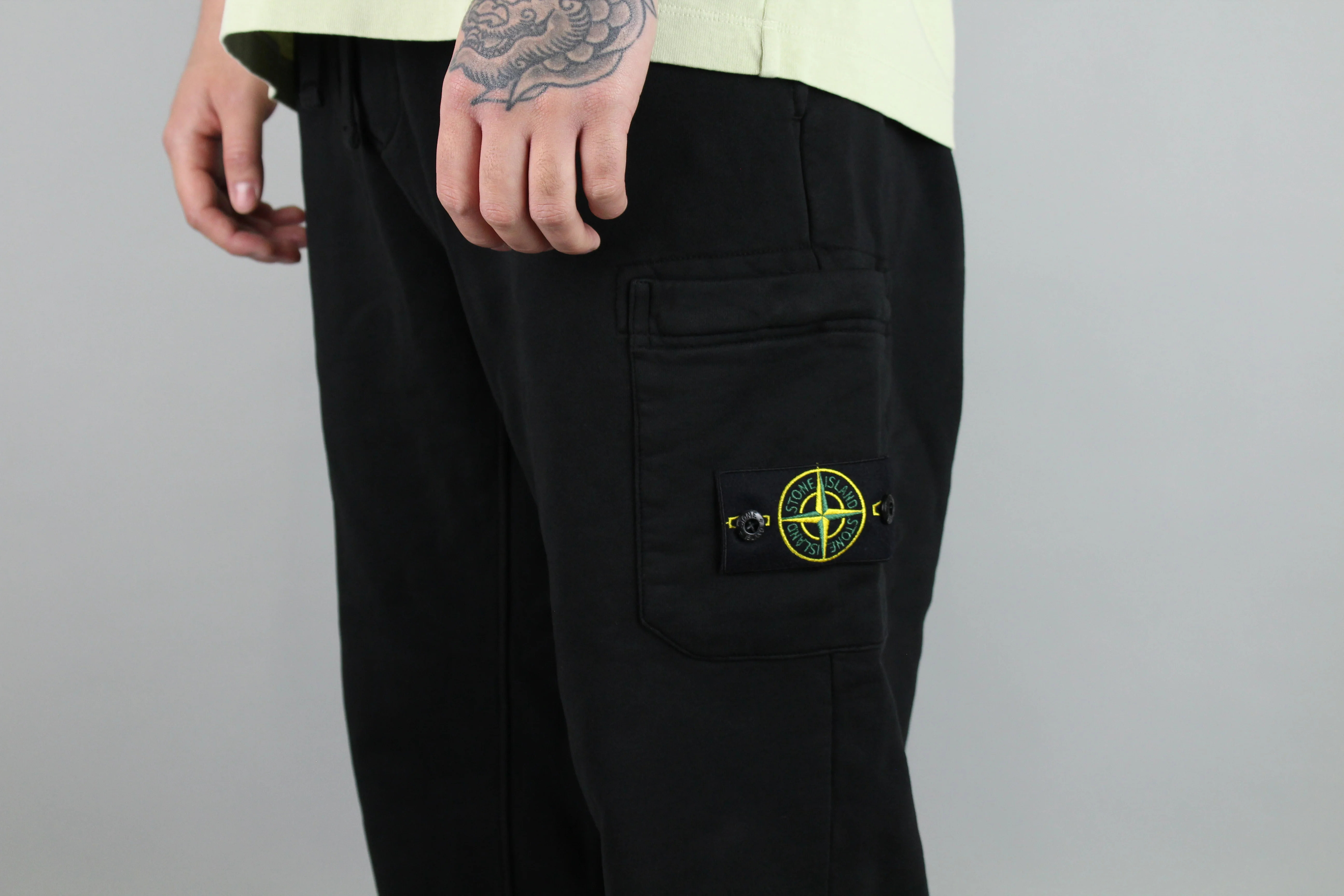 Stone Island Felpa Sweatpants 'Black' - Image 4